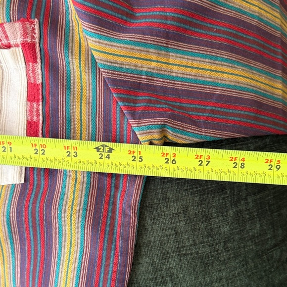 Women’s Multicolor Patchwork Casual Shirt - Picture 6 of 9